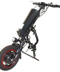 Electric Power Trike converts your manual wheelchair into a motorized Wheelchair in a matter of minutes giving you that easy boost.