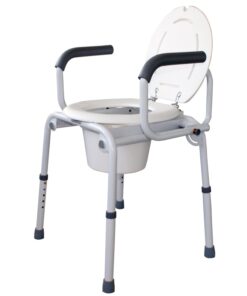 Drop-Arm Commode