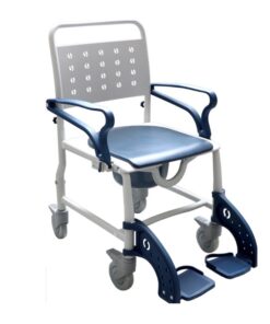 Taxi Commode/Shower Chair 2-in-1