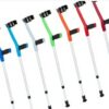 Elbow crutches Solid Top are forearm crutches that help transfer the body’s weight from an injured leg/foot to the upper body.