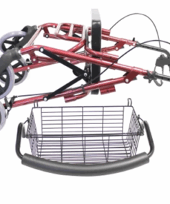Alternative view of 4 Wheel Rollator with Seat and Foot Support