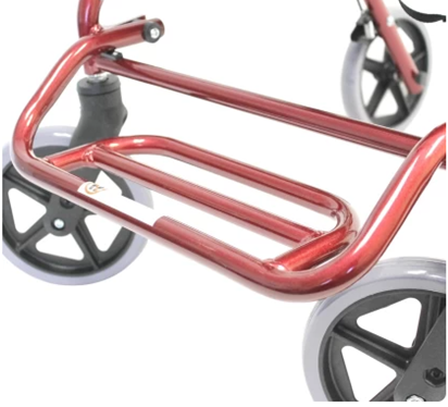 4 Wheel Rollator with Seat and Foot Support - Image 3